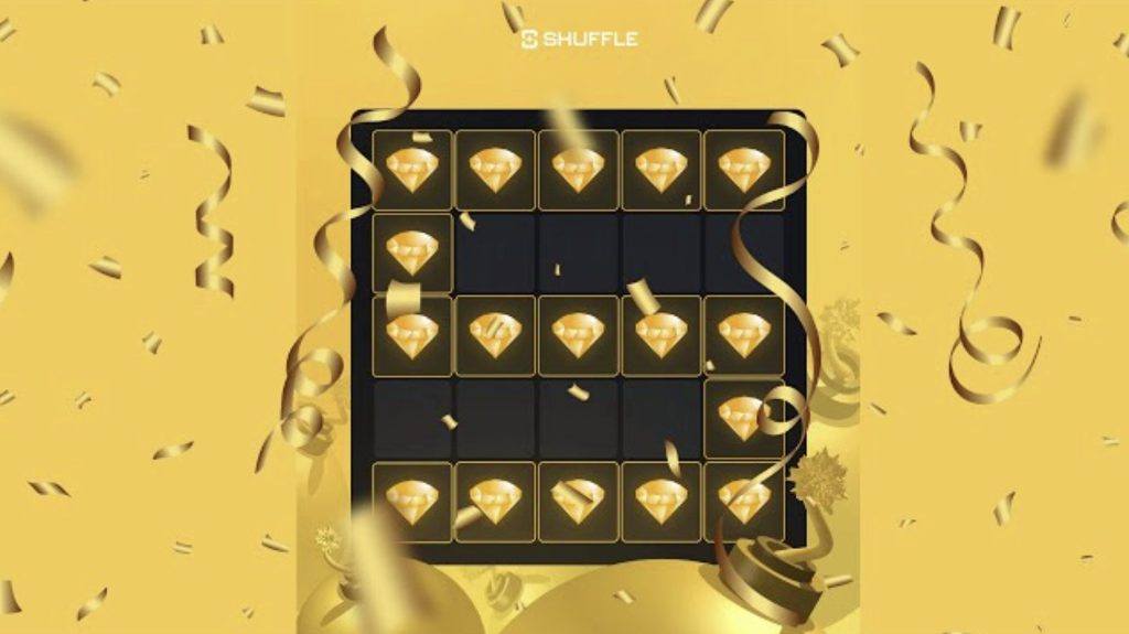 How can one utilize a mines strategy on the Shuffle platform to maximize potential earnings