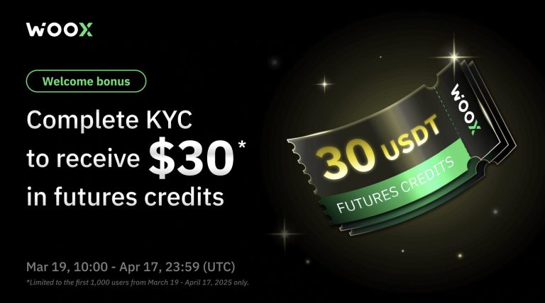 WOOX $30 Free Welcome Bonus