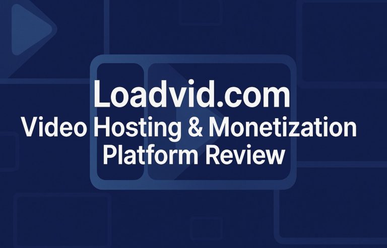Loadvid.com – Video Hosting & Monetization Platform Review 2025
